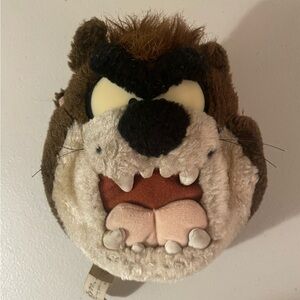 VTG 1997 Jaclyn Plush Stuffed Looney Tunes Taz Collectible Zipper Pouch Handbag
